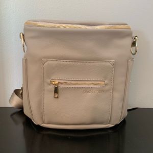 New Fawn Mini Diaper Bag Backpack in Gray